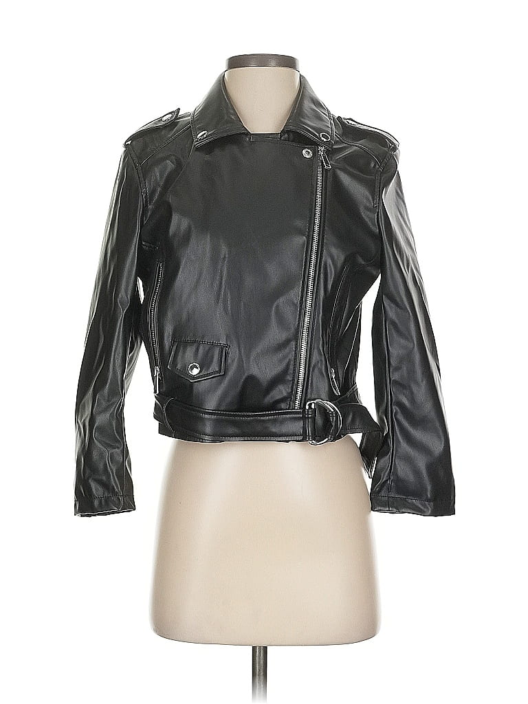 Pre-owned Wilsons Leather Jacket In Black