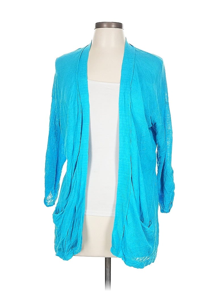 Pre-owned Chico's Cardigan Sweater In Blue