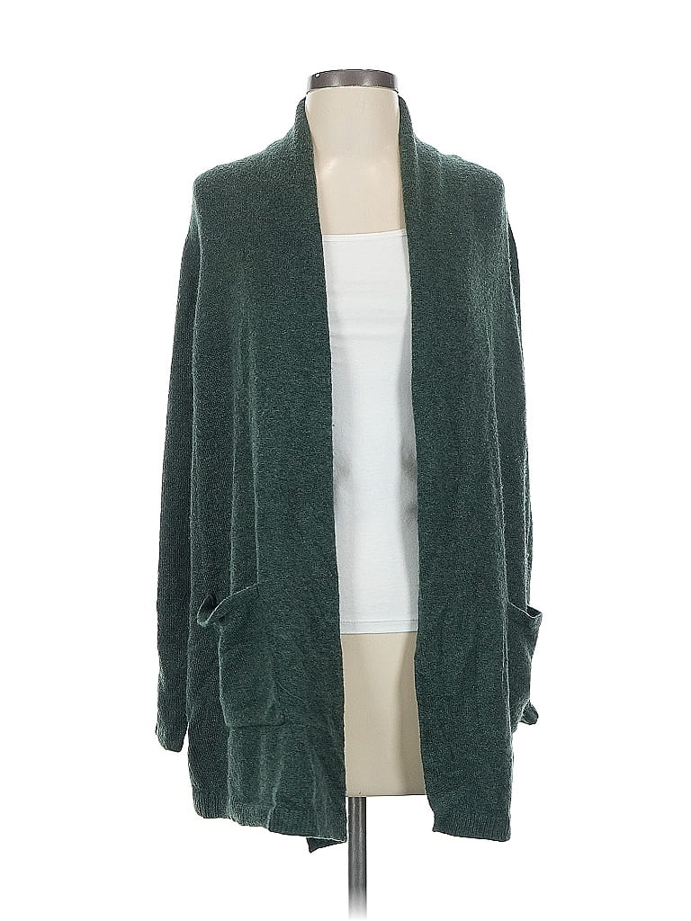 Pre-owned Ann Taylor Loft Cardigan Sweater In Green