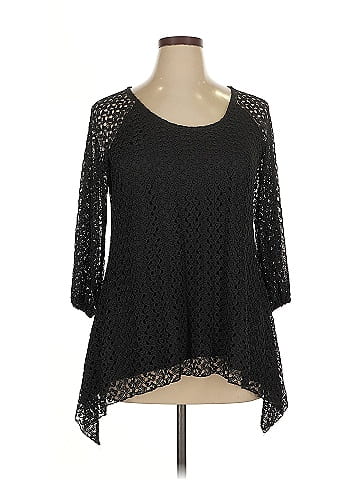 Roz & Ali 3/4 Sleeve Blouse (view 1)