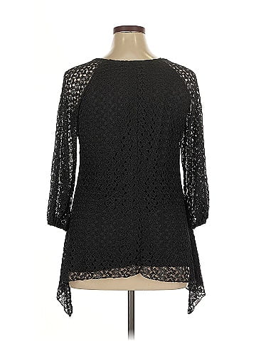 Roz & Ali 3/4 Sleeve Blouse (view 2)