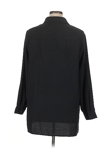 New York & Company 3/4 Sleeve Button-Down Shirt (view 2)