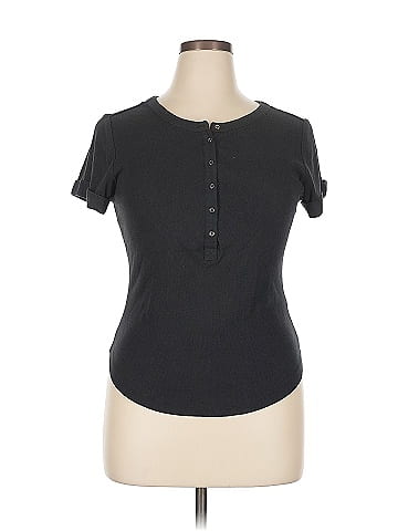 Pilcro Short Sleeve Henley (view 1)