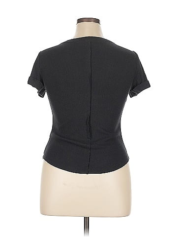 Pilcro Short Sleeve Henley (view 2)