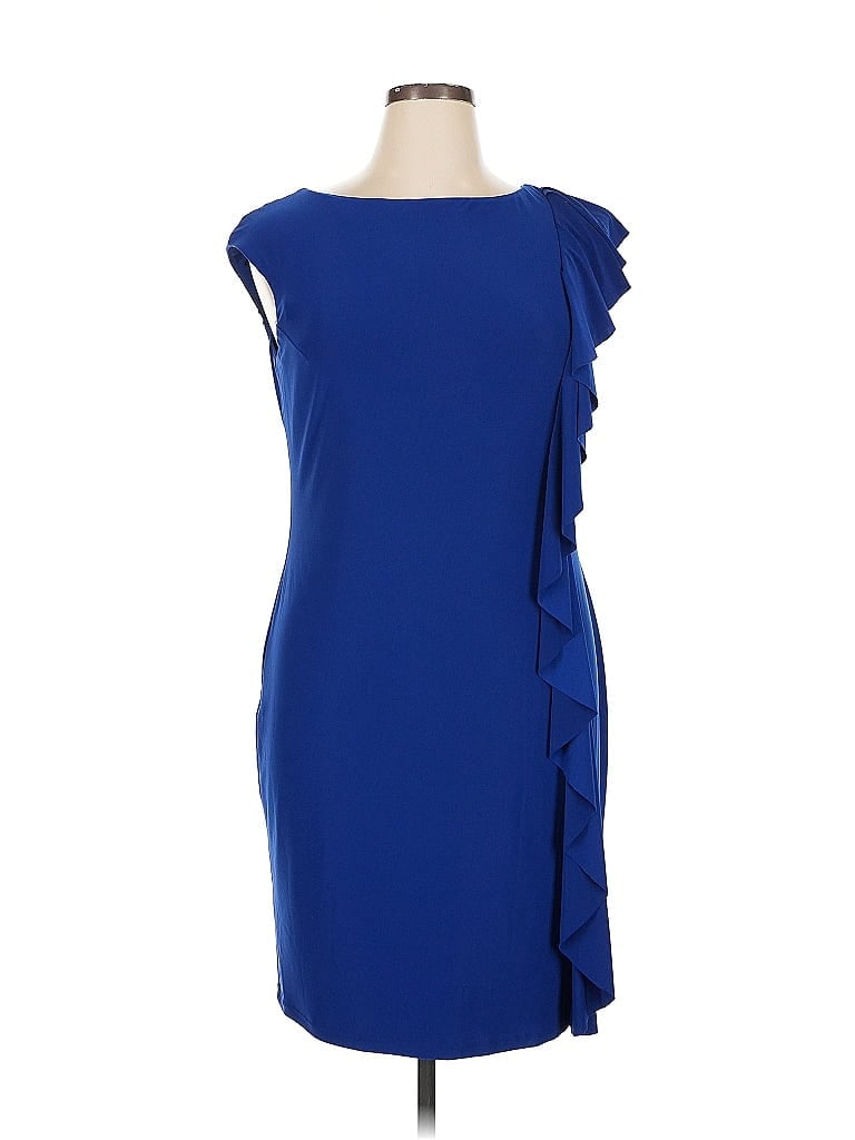 Pre-owned Chaps Cocktail Dress In Blue