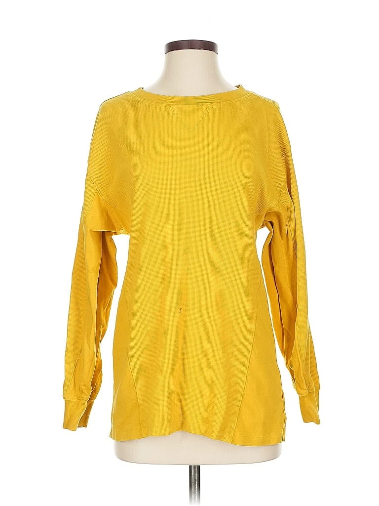 Pre-owned Wild Fable Pullover Sweater In Yellow