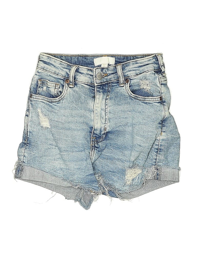 Pre-owned H&m Denim Shorts In Blue