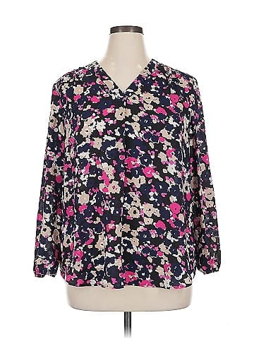 AK Anne Klein 3/4 Sleeve Blouse (view 1)