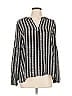 MICHAEL Michael Kors Black Long Sleeve Blouse Size L - photo 1