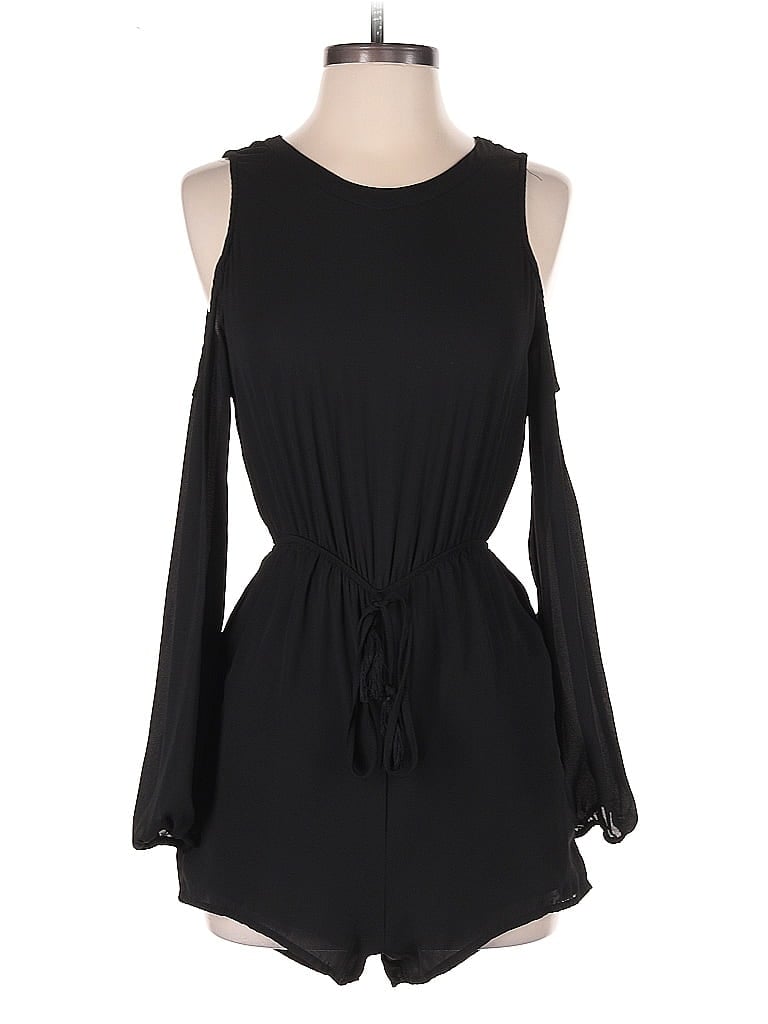 Pre-owned Shinestar Romper In Black