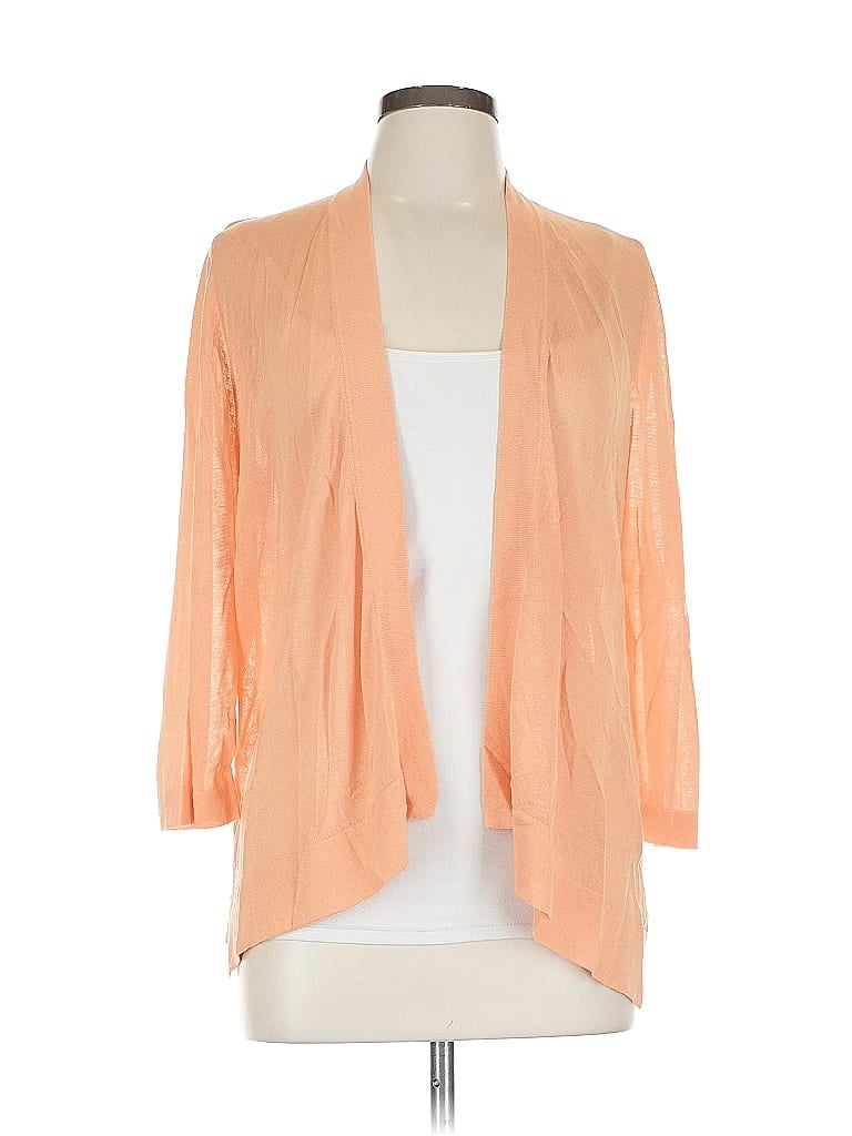 Pre-owned Chico's Cardigan Sweater In Orange