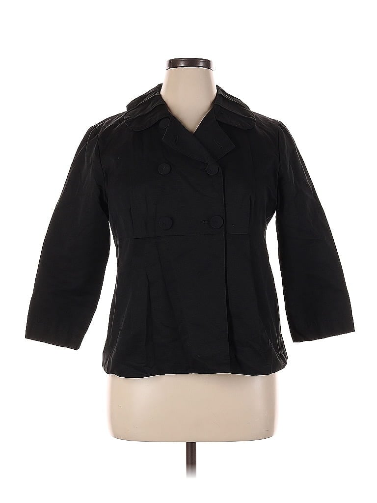 Pre-owned Mossimo Blazer Jacket In Black