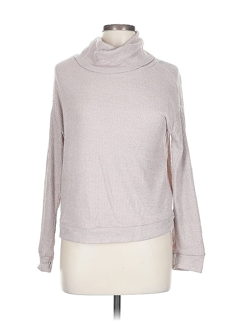 HELLO MELLO Pre-owned Turtleneck Sweater In Gray