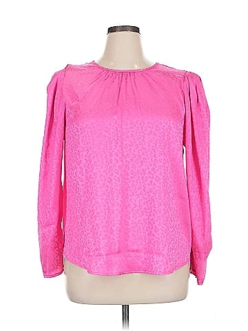 Aqua Long Sleeve Blouse (view 1)