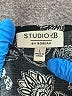 Studio B by BOBEAU 100% Polyester Black Short Sleeve Blouse Size L - photo 7