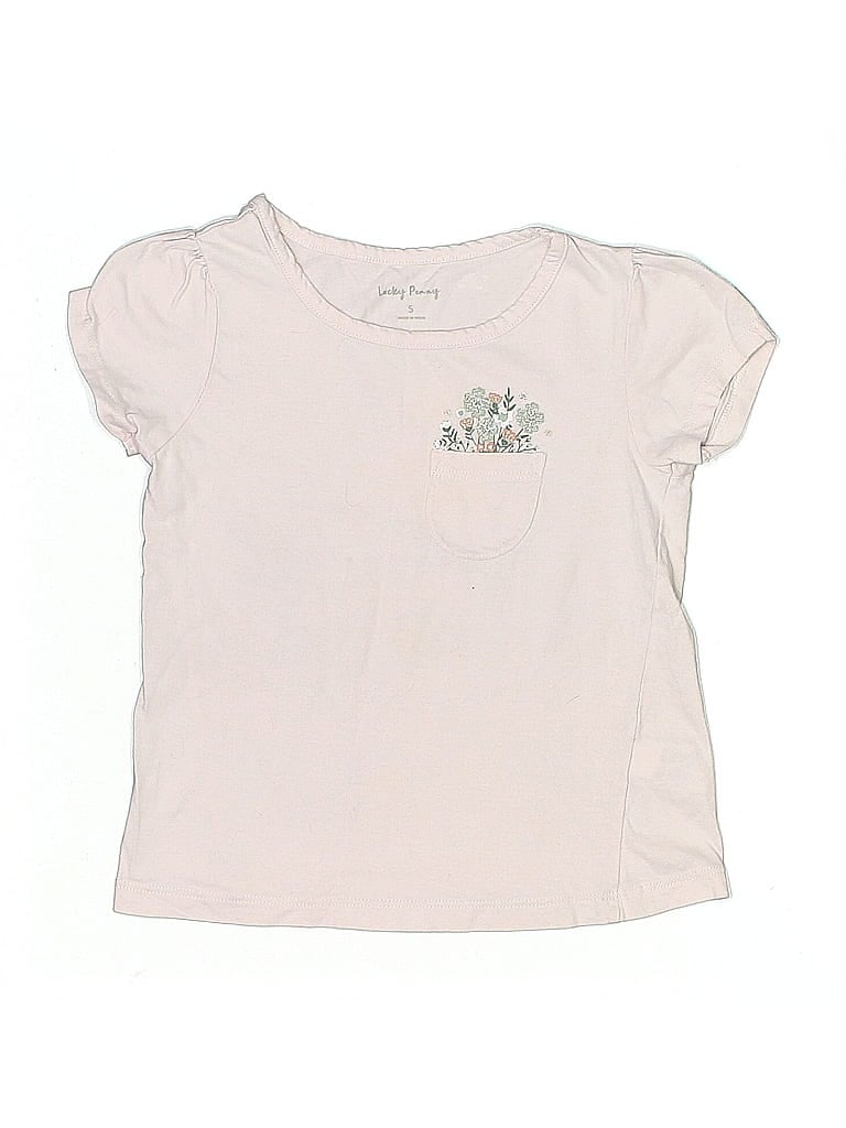 Pre-owned Lucky Penny Kids' Short Sleeve T-shirt In Pink
