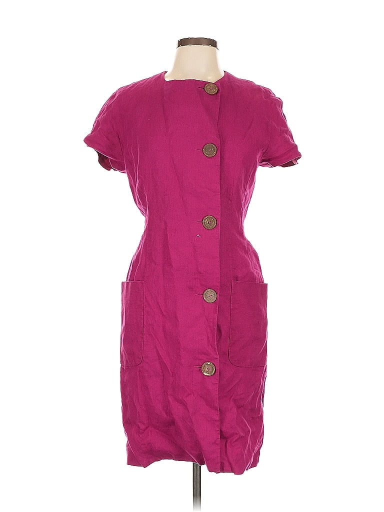 Pre-owned Linda Allard Ellen Tracy Coat In Purple