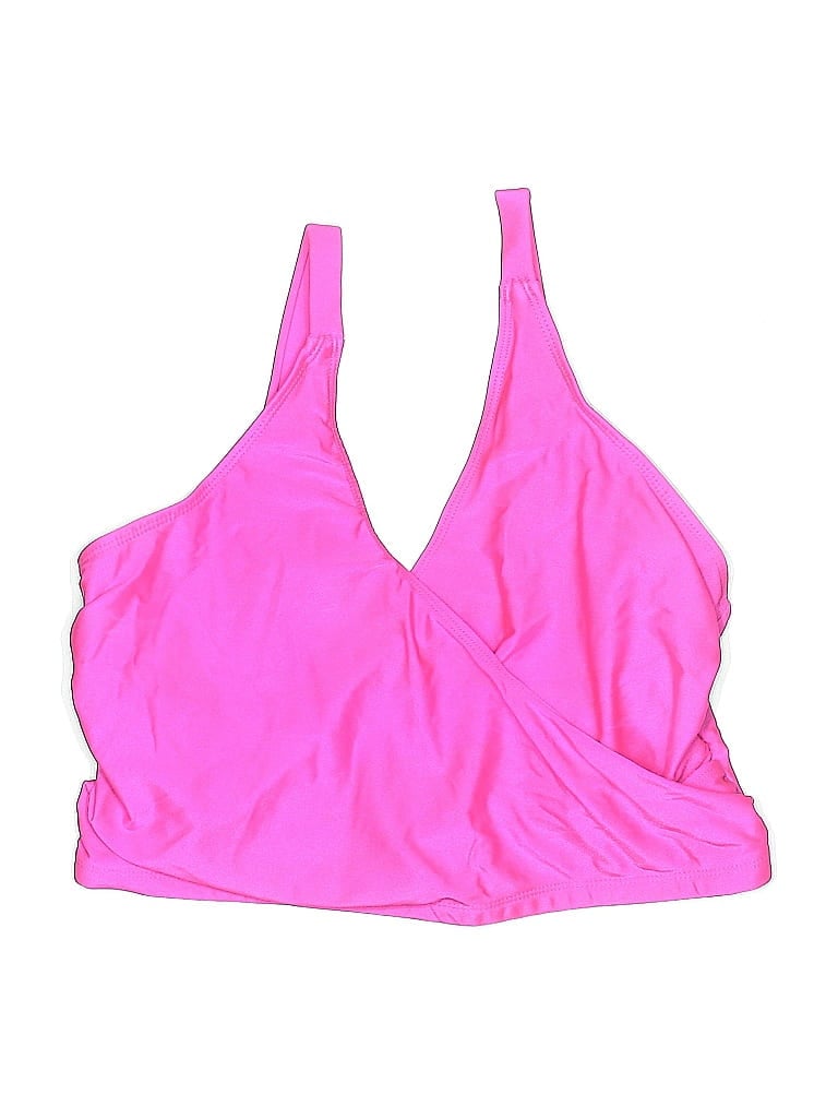 Pre-owned Asos Design Swimsuit Top Pink Swimwear