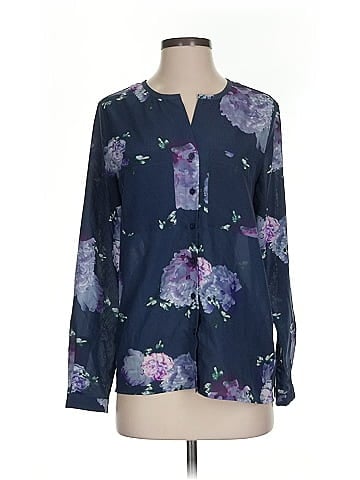 Silence and Noise Long Sleeve Blouse (view 1)