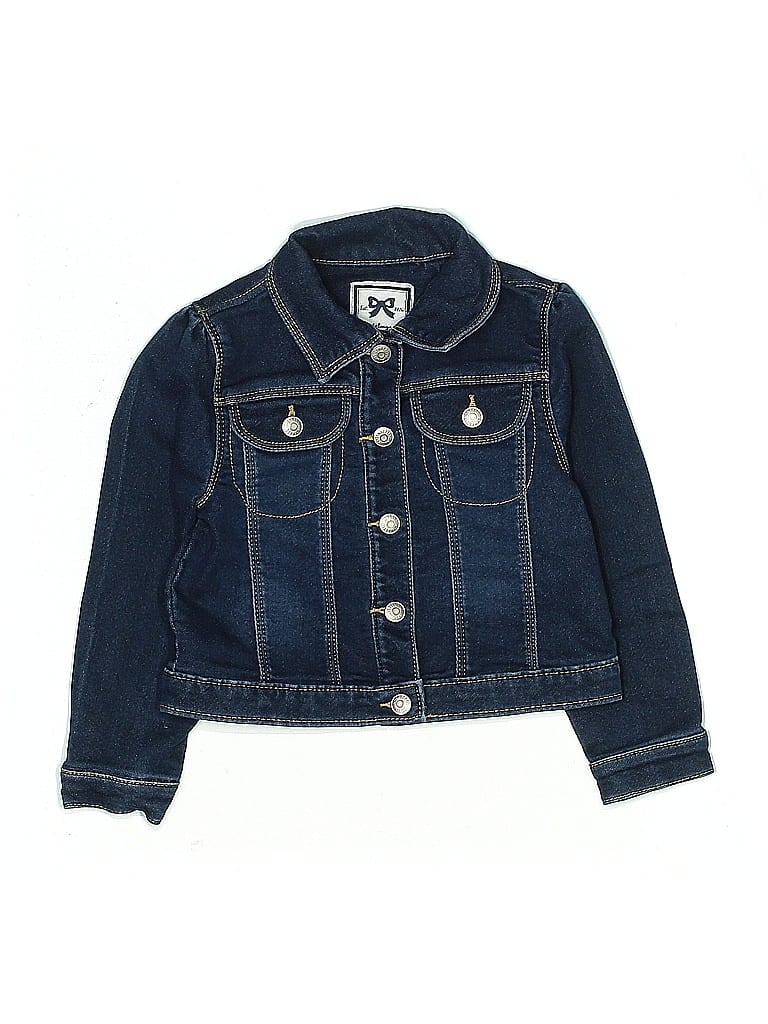 Pre-owned Gymboree Kids' Denim Jacket In Blue