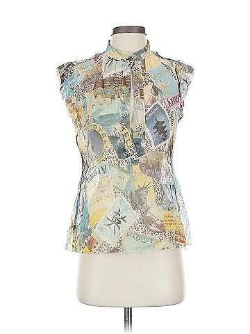 Diane von Furstenberg Sleeveless Silk Top (view 1)