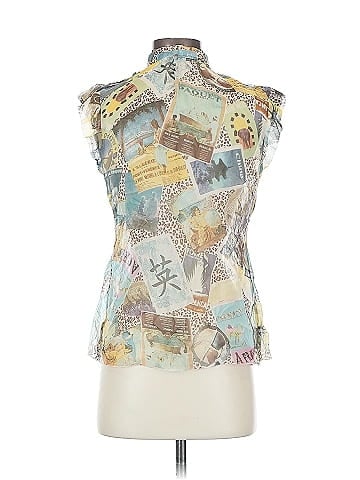 Diane von Furstenberg Sleeveless Silk Top (view 2)