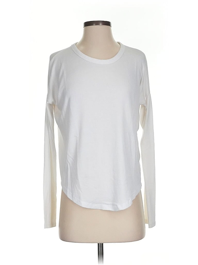 Pre-owned Rag & Bone Long Sleeve T-shirt In White