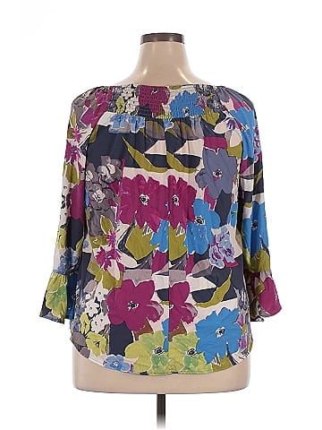 Cato 3/4 Sleeve Blouse (view 2)