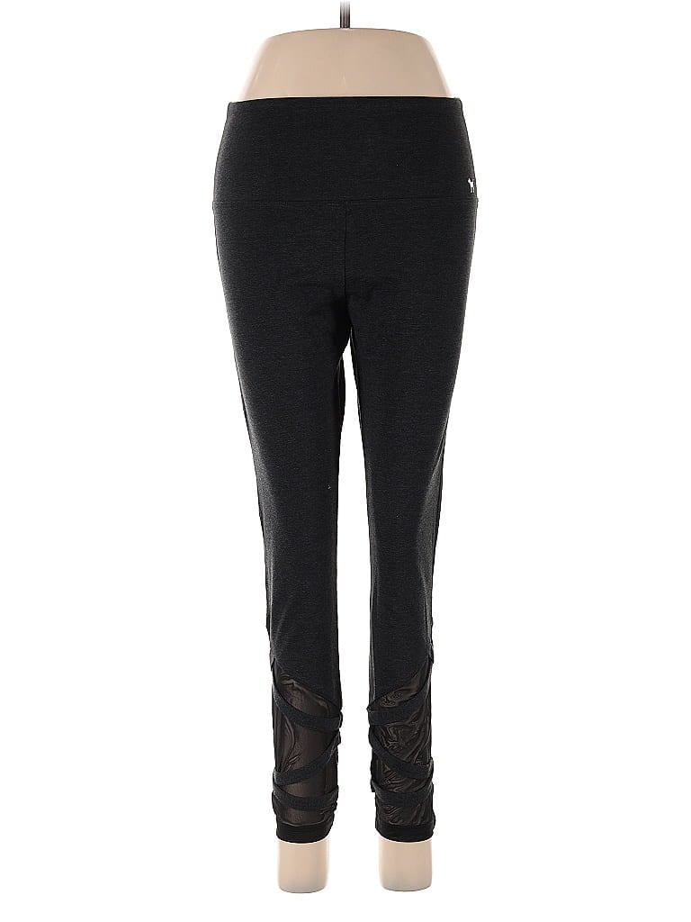 Pre-owned Victoria's Secret Pink Active Pants In Black