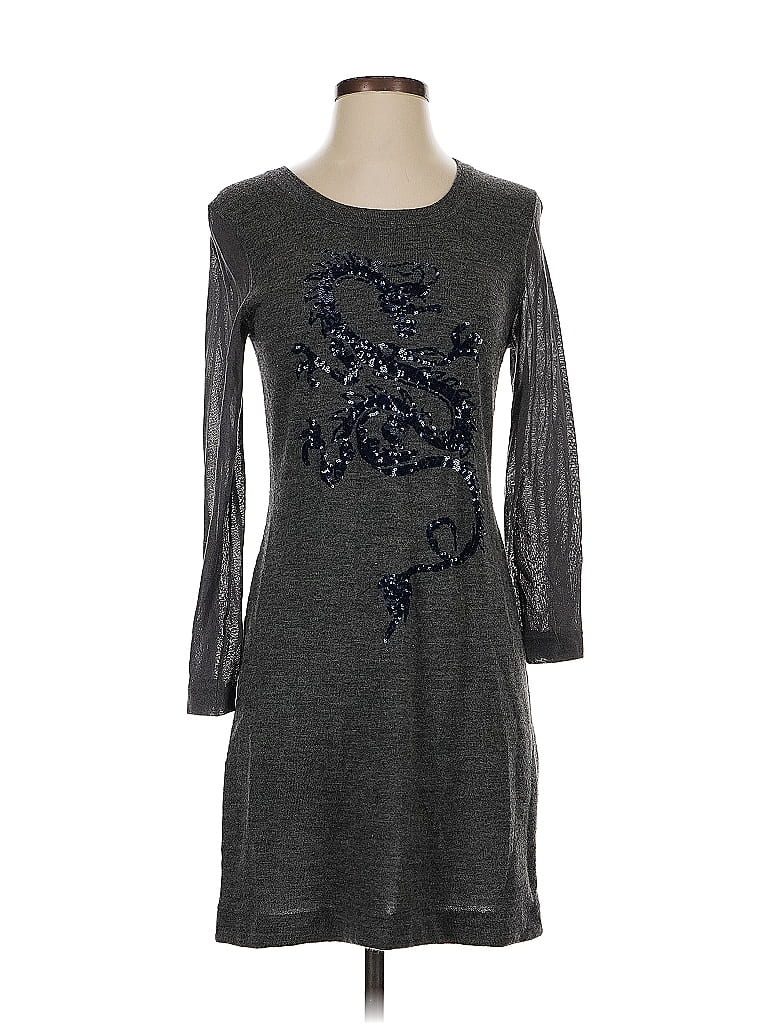 Pre-owned Iisli Casual Dress In Gray