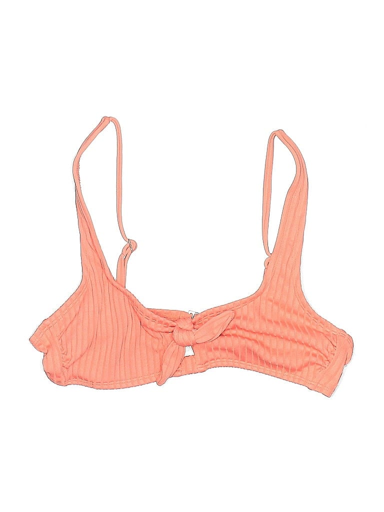Pre-owned Xhilaration Swimsuit Top Orange Swimwear