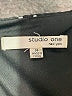 Studio One 100% Polyester Graphic Black Cocktail Dress Size 14 - photo 6