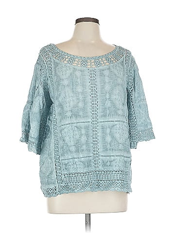 Democracy 3/4 Sleeve Blouse (view 1)