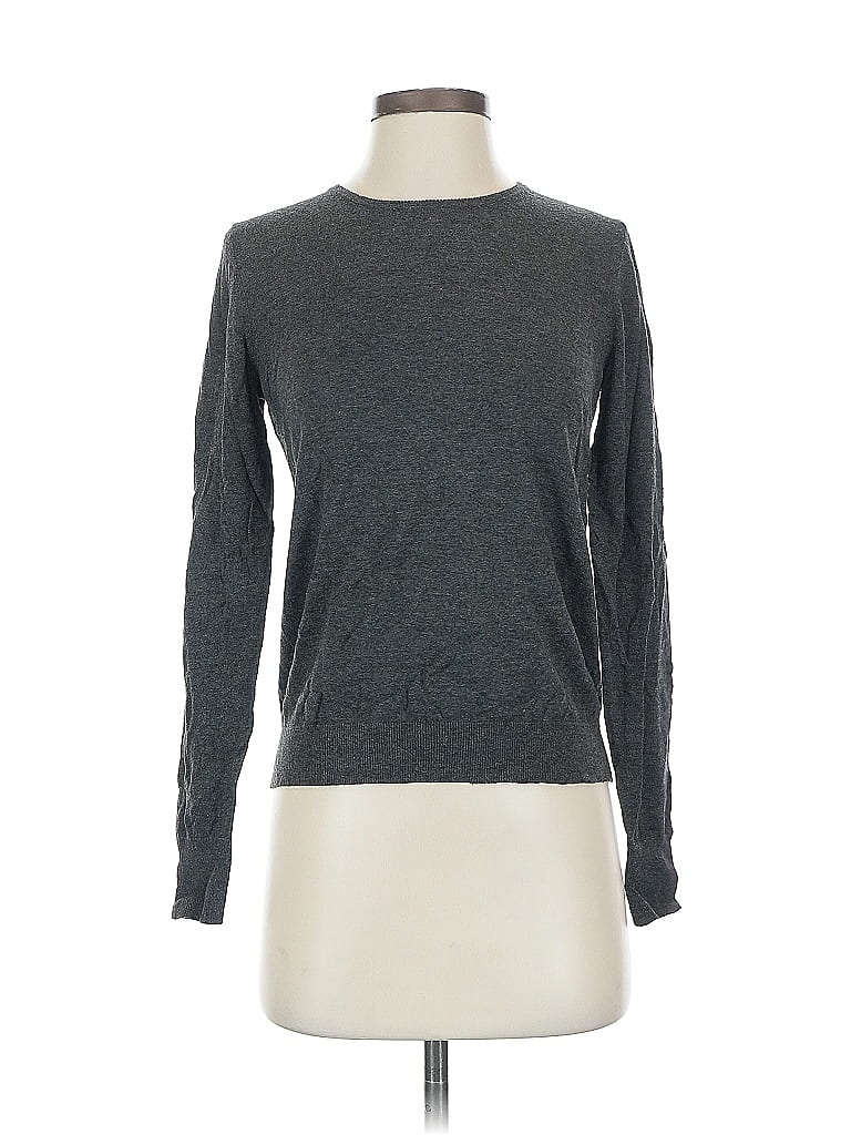 Pre-owned Ann Taylor Pullover Sweater In Gray