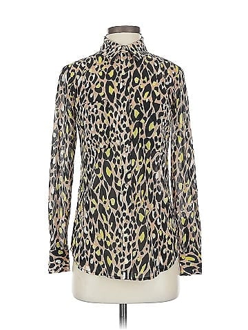 Trina Turk Long Sleeve Silk Top (view 1)