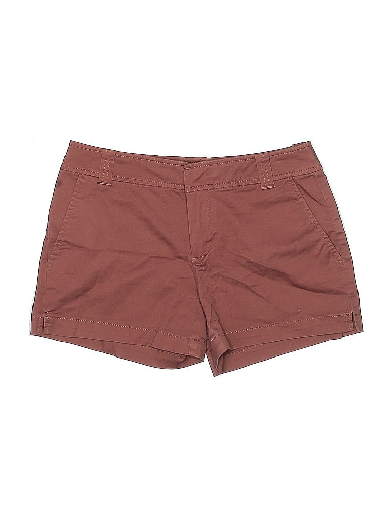 Pre-owned New York And Company Khaki Shorts In Brown