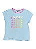 Design History Blue Short Sleeve Top Size 6 - photo 1