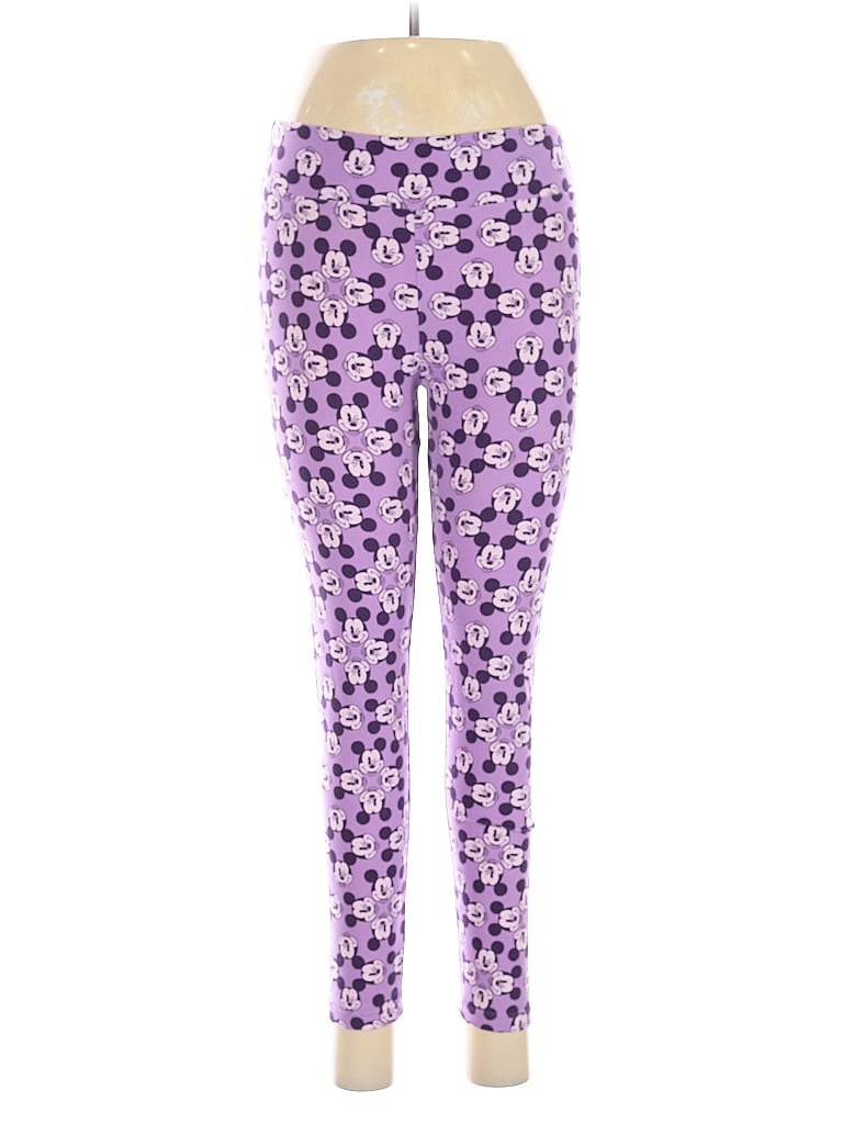 Pre-owned Lularoe Leggings In Purple