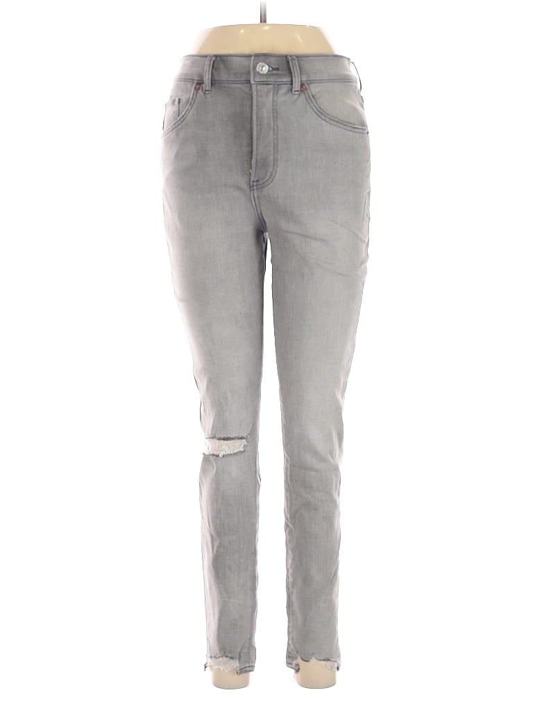 Pre-owned Express Jeans In Gray
