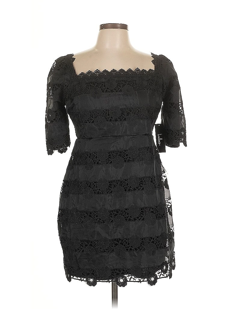 Pre-owned Lulus Cocktail Dress In Black