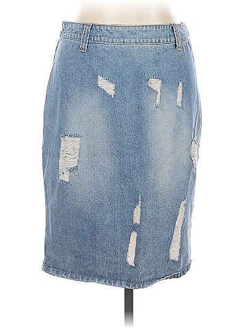 Fashion Nova Denim Skirt (view 1)