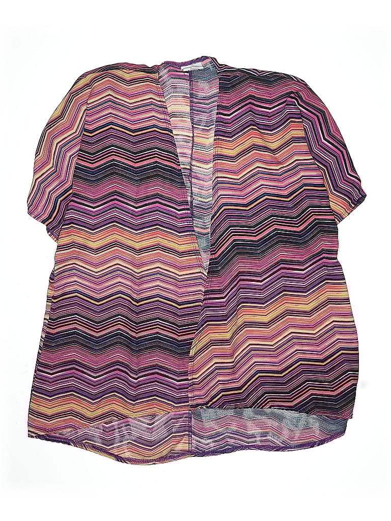 Pre-owned Lularoe Kids' Kimono In Purple
