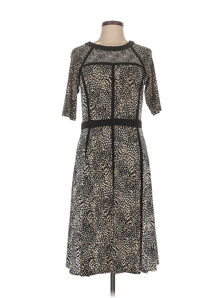 Pre-owned Taylor Cocktail Dress In Brown