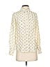 J.Crew Print Ivory Long Sleeve Blouse Size 2 - photo 1