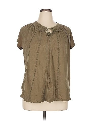 Lauren by Ralph Lauren Short Sleeve Blouse (view 1)