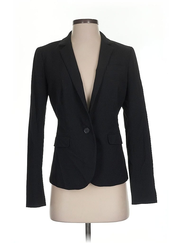 Pre-owned Ann Taylor Blazer Jacket In Black