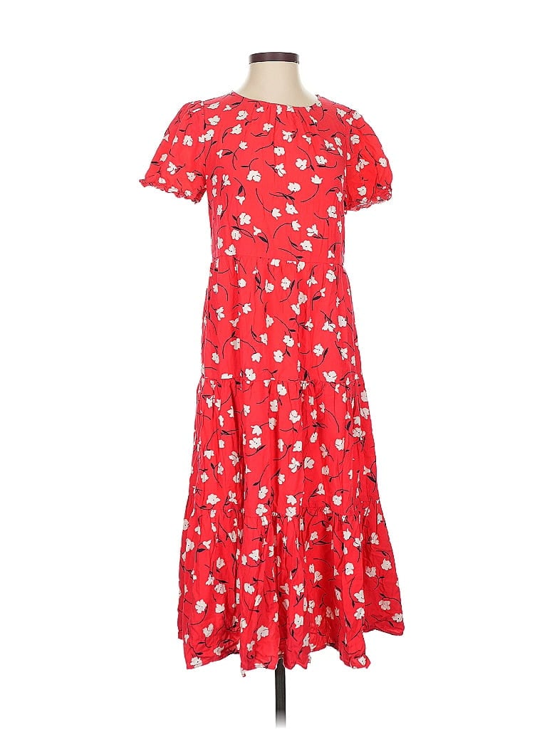Pre-owned J.crew Factory Store Casual Dress In Red
