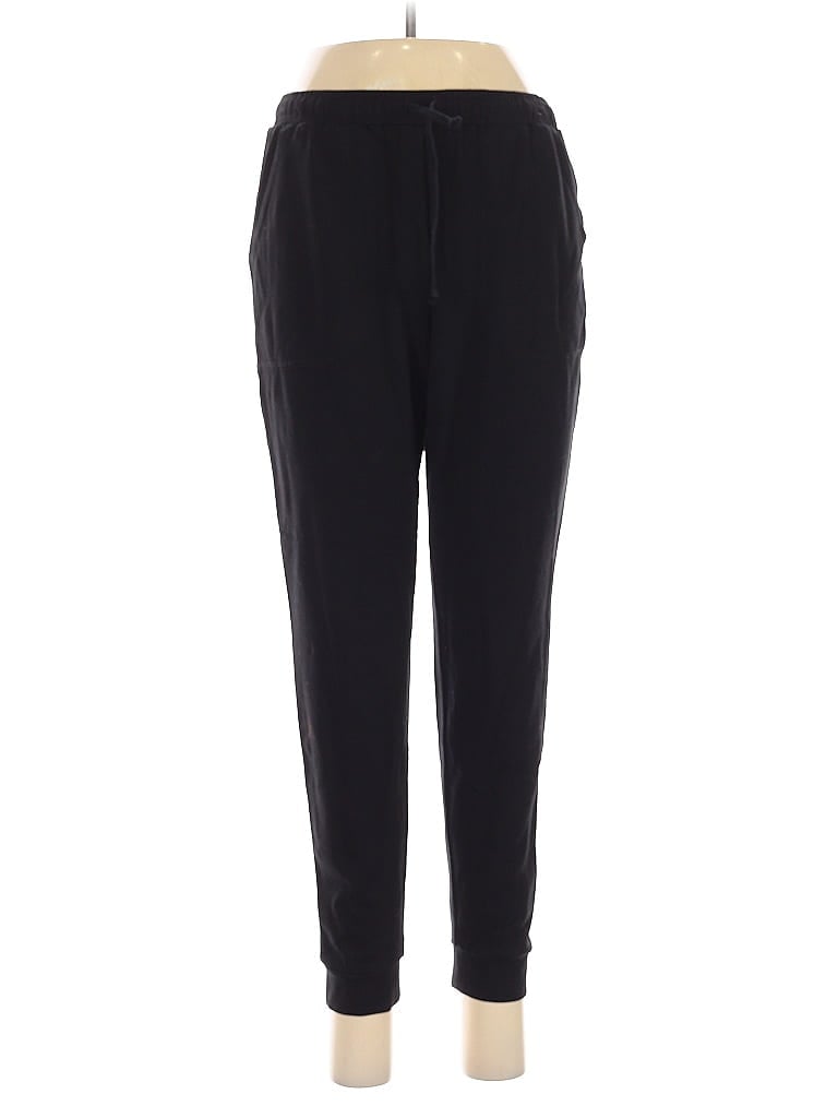 Pre-owned Max Studio Track Pants In Black