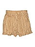 Shein Stripes Gold Shorts Size 6 - photo 1