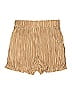 Shein Stripes Gold Shorts Size 6 - photo 2
